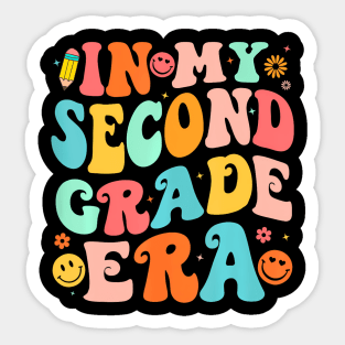 In My Second Grade Era 2Nd Grade Teacher Back To School Sticker